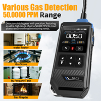 Detector de Fugas de Gas Combustible FNIRSI GD-02, Tiempo de Muestreo de 0.5s, Alta Precisión 1ppm/1%LEL, Larga Vida Útil, para CH4, C3H8, GLP y Gas Natural