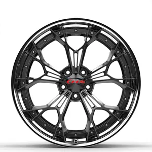 2 Colors Forged Wheel Rims High Quality18 19 20 21 22 23 24 Inch Alloy Forged Rim Wheels