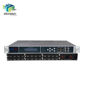 (Q924A) Encodeur vidéo numérique pour système de télévision par câble avec 24 sorties HD 1080p vers <span class=keywords><strong>IP</strong></span> H.264 Streamer, double alimentation et conception modulaire - Product Image 1