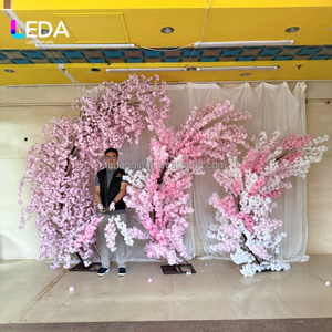 ซุ้มดอกซากุระประดิษฐ์สีชมพูขาว LEDA สำหรับตกแต่งฉากหลังงานแต่งงาน งานอีเว้นท์ ปาร์ตี้ โรงแรม และเวที - Product Image 1