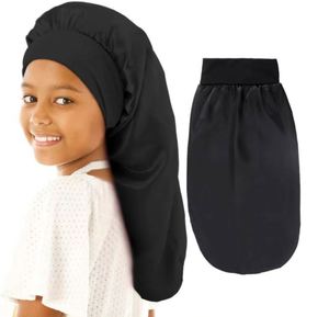 Set de Regalo: Scrunchie Elástico Extra Grande, Gorro de Dormir de Doble Capa, Antifaz de Seda Satén y Funda de Almohada con Correa Ajustable - Product Image 4