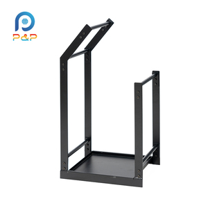 Porta Legna Moderno Skotte in Metallo Verniciato a Polvere per Interni, per Conservazione del Legname da Caminetto - Product Image 1