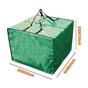 Bolsa de Almacenamiento Impermeable para Cojines de Muebles Cuadrados Navideños 210D - Product Image 5