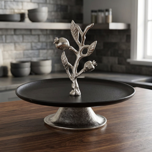 Jaffsexports JE506 Luxury Aluminum Cake <b>Stand</b> with Pomegranate Branch Design for Wedding Decoration - Product Image 5