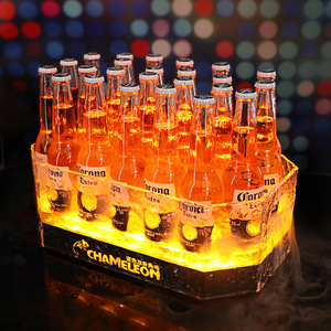Cubo de Hielo Iluminado LED, Rectangular, de Plástico, Diseño Moderno, para Bares, KTV y Fiestas - Product Image 3