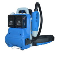 Pulvérisateur à froid ULV sans fil de 4,5 L alimenté par batterie, compatible avec les batteries de grandes marques d'outils électriques, pour la lutte antiparasitaire et la désinfection