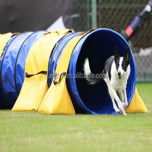 Geniş ağır köpek çeviklik tüneli çalışan köpekler için sabit plastik kum torbası eyer ekipmanları - Product Image 6