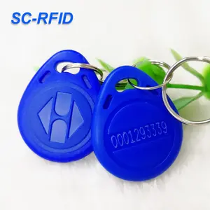 Alta qualidade 125khz colorido RFID ABS keyfobs