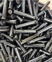 Pin Clevis Alloy M6 Lepas Cepat dengan Lubang DIN 1444 B ISO2341 DINGSHUO Finishing Perak