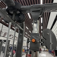 Máquina de Poleas Cruzadas Doble Ajustable, Entrenador Funcional con Tubo de Acero Desnudo de 3mm, Alta Resistencia para Gimnasio, Se Busca Distribuidor, CE