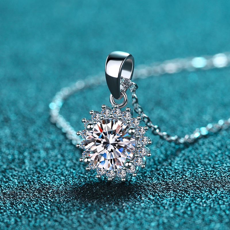 早期完売★TATIANA☆[Silver925]Moissanite 0.5 Carat Necklace Amazon.com: 925 sterling Sliver Moissanite Moissanite Tennis