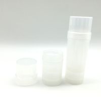 Contenants vides de 1 oz et 2 oz à mécanisme rotatif, transparents, pour déodorant solide, barre de lotion et baume pour les talons