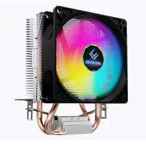 Love พัดลมระบายความร้อน CPU,ระบายความร้อนด้วยอลูมิเนียมเย็น RGB ระบายความร้อนทองแดงระบายความร้อน CPU Cooler