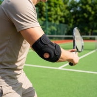 Manchon de compression réglable en néoprène respirant pour le coude, protection professionnelle flexible pour le bras – Vente en gros