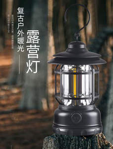 Yeni açık retro amerikan tarzı kamp ışık 3-<span class=keywords><strong>gear</strong></span> ayarlanabilir taşınabilir kamp çadır el feneri - Product Image 6