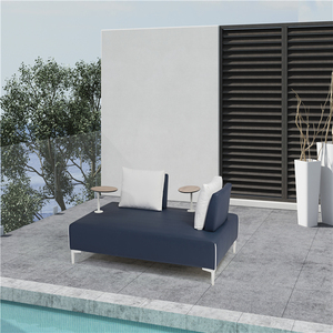 Alta Costura Jardin multifuncional salón sofá al aire libre jardín <span class=keywords><strong>mesa</strong></span> de café sofá de cuero al aire libre sofá cama doble - Product Image 1