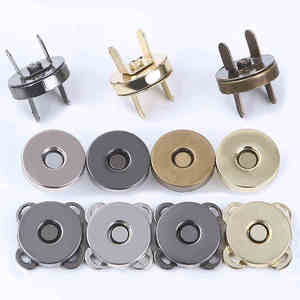 Biểu Tượng Tùy Chỉnh Vòng Kim Loại Mạnh Mẽ Nam Châm Nút Từ Snap Nút Cho Túi - Product Image 6