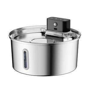 Distributore automatico di acqua per gatti a induzione Wireless Smart eco per animali domestici 304 in acciaio inox Non elettrico acqua per gatti - Product Image 5