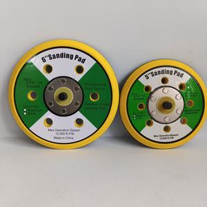 Disques abrasifs de 5 pouces 6 pouces crochet et boucle <span class=keywords><strong>tonnelle</strong></span> de 5/16 pouces avec 24 supports filetés crochet et boucle pour ponceuse orbitale - Product Image 2