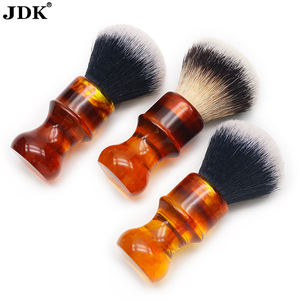 <span class=keywords><strong>Muhle</strong></span> Resina Mango Barbero Limpieza Cuello Polvo Cepillo de afeitar Barba Afeitado Cepillo de pelo sintético - Product Image 3