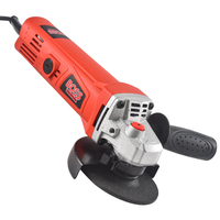 Meuleuse d'angle professionnelle 125 mm/5 pouces 220/110 V avec interrupteur coulissant, disque de meulage, usage industriel, certifiée CE, garantie 1 an