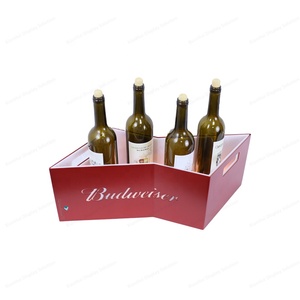 Tùy chỉnh màu đỏ Thanh sáng Ice Bucket bia triển lãm hiển thị đứng - Product Image 1