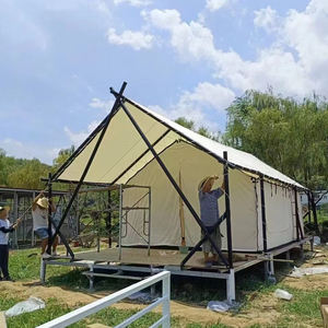 Tente de safari d'hiver Neptune - Suite de glamping de luxe personnalisée avec salle de bain, maison de <span class=keywords><strong>camping</strong></span> en PVC pour l'extérieur - Product Image 2