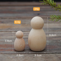 Mini jouet en bois grosse poupée marionnette diffuseur d'huile essentielle élégante décoration d'ornement en bois