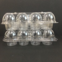 Boîtes à cupcakes transparentes avec couvercle transparent Conteneur à cupcakes PET RPET Compartiment pour cupcakes 12 trous