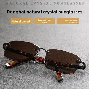 Gafas de Sol de Piedra Original de Alta Gama con <span class=keywords><strong>Lentes</strong></span> de Cristal Polarizadas, Protección Ocular, Gafas de Cristal - Product Image 4