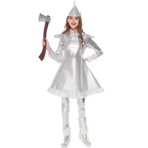 Costume d'<span class=keywords><strong>Halloween</strong></span> 2026 M-XL pour femme adulte, tenue de scène en tôle pour la danse - Product Image 1