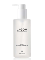 Huile nettoyante en profondeur et démaquillante LAGOM CELLUP MICRO PORE pour peaux grasses, traitement des points noirs, femmes, Corée
