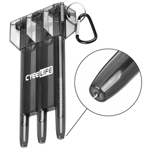 CyeeLife Porte-fléchettes en plastique transparent Étui à fléchettes 11 couleurs en option-Convient à la plupart des fléchettes - Product Image 3