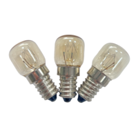 Ampoule de four à micro-ondes 15W 25W 120V 220V E12 E14 Petite ampoule à vis pour voyant lumineux T22 T25 ST26