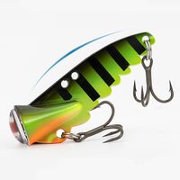 WEIHE 5 pièces/boîte 66g Leurre VIB Métal Grande Bouche Ensemble Appâts de Pêche Artificiels