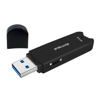 Flashdisk USB 3.0 Enkripsi 128GB Kapasitas Besar Kecepatan Tinggi dengan Saklar Pengunci Proteksi Tulis Baru, Khusus Sekolah