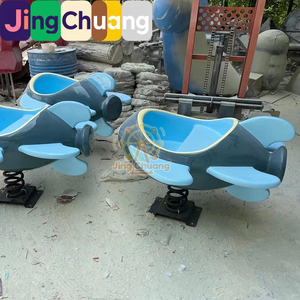 Cheval à Bascule Extérieur en FRP pour Enfants, Modèle Hokey Pokey, Équipement de Loisirs de Maternelle à Ressort - Product Image 2