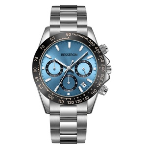Reloj de Pulsera para Hombre con Movimiento de Cuarzo de Lujo, Logotipo OEM, Correa de Acero Inoxidable a la Moda, Resistente al Agua, 22 mm de Ancho, 42 mm, Analógico, Último Modelo - Product Image 3