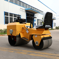 Rouleau compresseur diesel 3 tonnes certifié CE, haute capacité de compactage, type de produit : rouleau compresseur routier, rouleau compresseur manuel