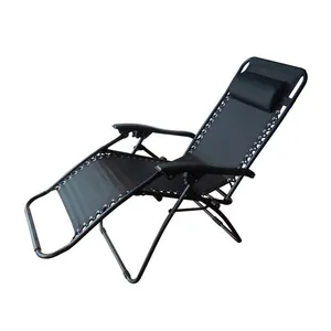 Factory Supply High Quality Modern Reclining Folding Padded Anti Gravity Foldable Long Chair
