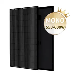 High Efficiency All Black 330W 550W 600W Solar Panels In Stock