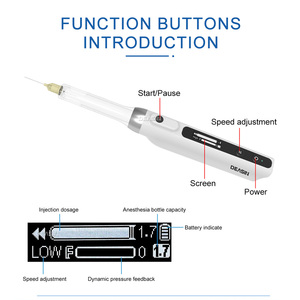 NUEVO Inyector Dental Antisucción de 1.7ml para Anestesia Local Oral, Indoloro, Portátil, con Pantalla LCD Operable y Recargable - Product Image 2