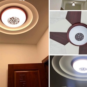 2023 New Style Chinese-Style Ceiling <b>Light</b> Solid Wood for Home <b>Dining</b> & Outdoor Balcony Corridor Entrance Hall 6000K CCT - Product Image 1