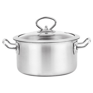 Chef Meis Stainless Steel Mini Hot Pot 1.5L Induction Compatible Single Serving Soup Pot With Lid For Shabu Shabu Noodle Cooking - Product Image 4