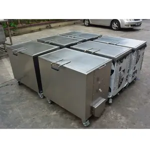 Commercial kitchen stainless steel heated soak tank with stainless steel heating tube