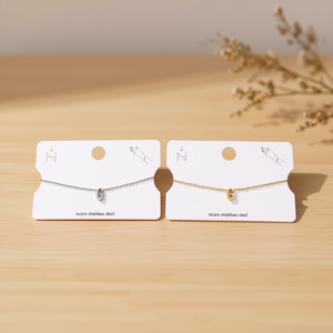 Bracciale in acciaio inossidabile con ciondolo a forma di lettera G, gioielli minimalisti per donna, accessorio di moda - Product Image 2