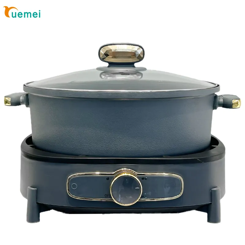 パーティー用の多目的電気調理鍋ホット販売焦げ付き防止コーティング調理鍋調理用の鍋をきれいにするための高品質のesay