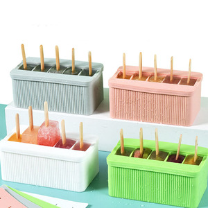 Juego de Contenedores de Plástico Ecológicos de Grado Alimenticio de 1000 ml para Helados, Molde para Postres DIY, Máquina Manual para Hacer Helados, Color Azul - Product Image 3