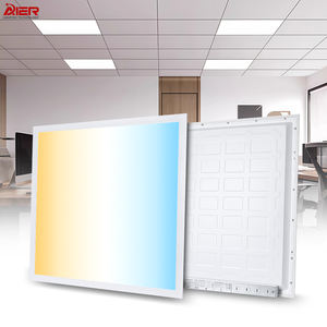 Panel de Luz LED Empotrable de Techo, 600*600 600*1200 <span class=keywords><strong>2x2</strong></span> 2x4 40W, 3CCT, Interruptor DIP, Retroiluminado, Regulable, para Supermercado, Hospital, Oficina - Product Image 1