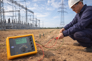 Testeur de résistance de terre Flukes1623-2 KIT GEO, mesureur de résistivité du sol sélectif 3/4 pôles et testeur de terre sans piquet - Product Image 3